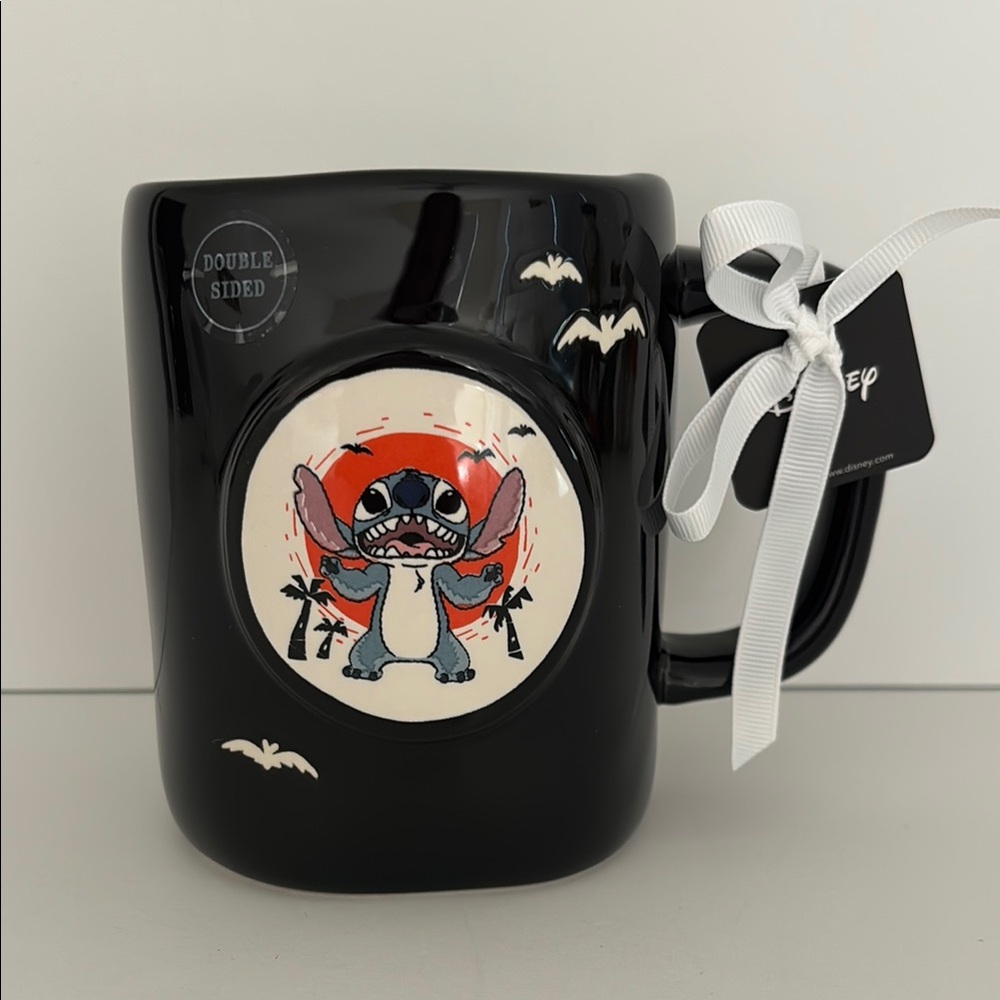 Rae Dunn Disney Stitch Black Mischief and Mayhem Mug